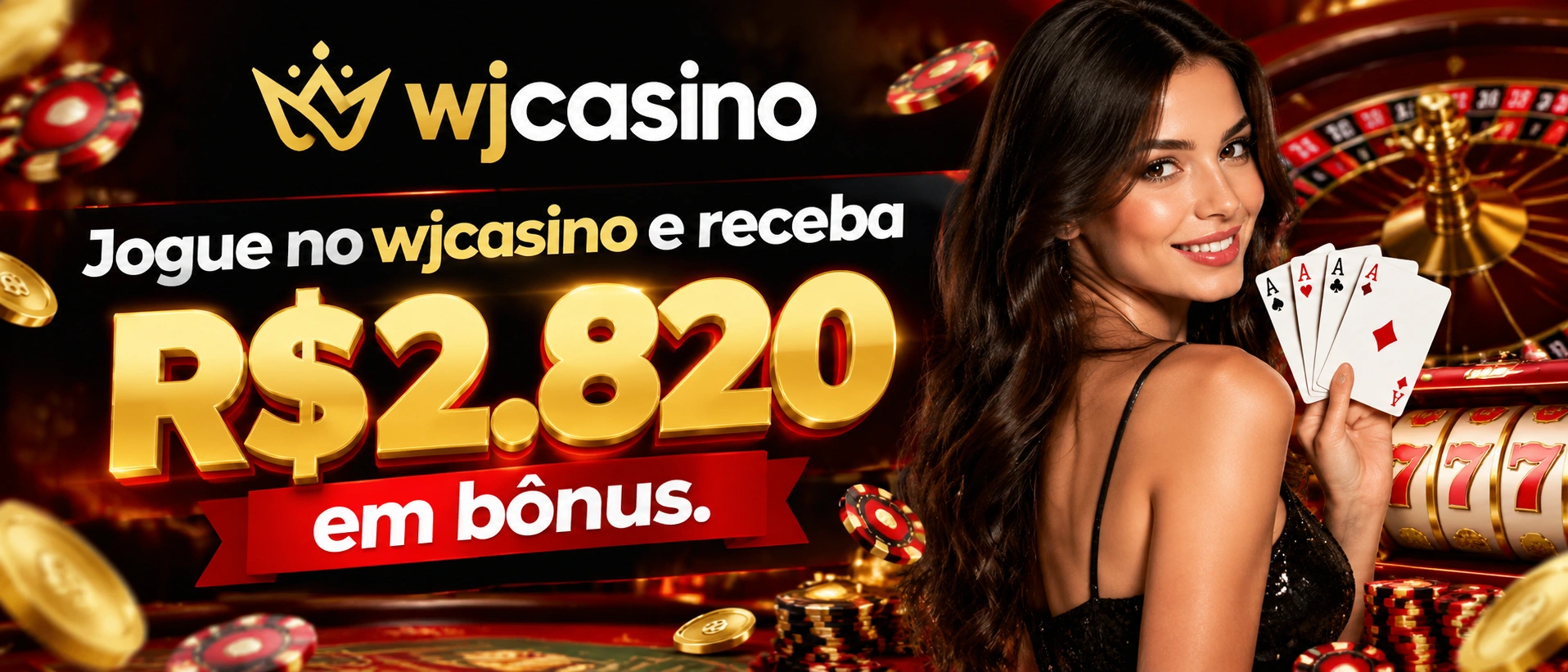 Área do wjcasino destacando catálogo de jogos e categorias de acesso
